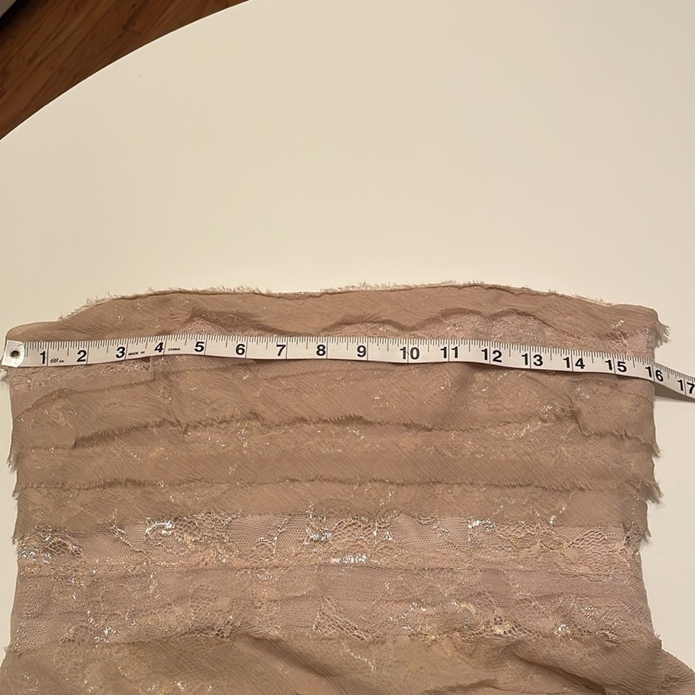 NWT BCBGMaxazria Medium Strapless Dress‎ Champagne - Picture 15 of 15